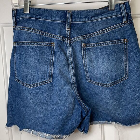 French Connection jean shorts rolled hem size 8 - Picture 5 of 7